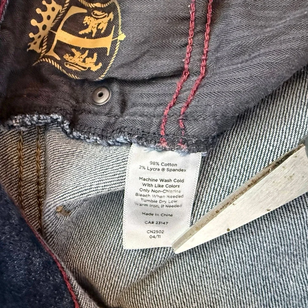Talbots Heritage Bootcut Jeans Womens 6/28 Dark Wash Stretch Denim‎ Blue Pants